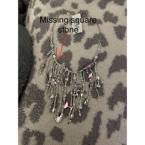 Lot of 3 Betsey johnson jewerly necklace watch & earrings